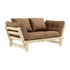 KARUP DESIGN Promjenjivi kauč Beat Natural Clear/Mocca, 162x80x77 cm