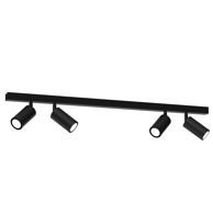 Stropna svjetiljka HUDSON 4xGU10, crna