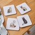 COOKSMART Set podmetača Curious Cats 4 kom, plava