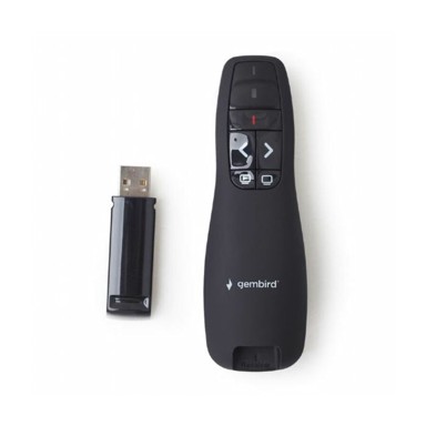 GEMBIRD Bežični prezentacijski upravljač s laserskim pokazivačem