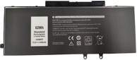 COREPARTS Baterija za Dell laptop 62,32Wh Li-ion 15,2V 4100mAh crna