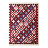 NOURISTAN Crveni obostrani/ručno rađen vunen tepih 200x290 cm Kamal Rami