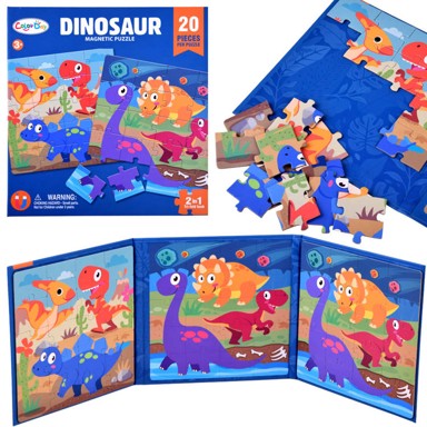 Magnetska slagalica, Dinosauri, 40 elemenata  