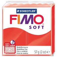 STAEDTLER Fimo Soft masa za modeliranje 57 g 8020-24 indian crvena