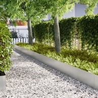 Ograde za travnjake 50 kom 100x0.5x30 cm galvanizirani čelik  