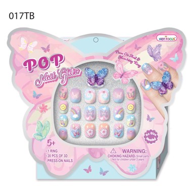 HOT FOCUS Set za nokte i prsten Crittes