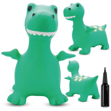 Zmajić za skakanje, 60cm, zeleni