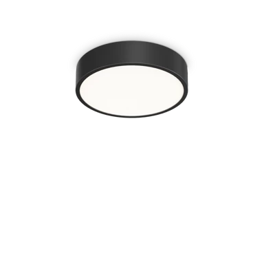 LED IDEAL LUX Plafonjera Ray ID327563, PL D30, crna, IP44
