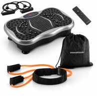 INNOVAGOODS paket vibracijske platforme Vivflow i pojasa s trakama otpora Bootrainer