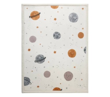 Mekani tepih za djecu Hakuna oblak, 200 x 150 cm, planeti