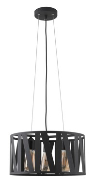 Visilica MELODY 3xE27 IP20, crna