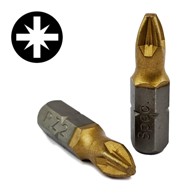 Bit PZ2 Titanium, 25 mm, 10 kom
