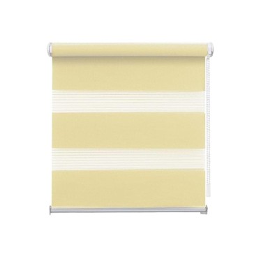 Rolo zavjesa dan-noć, Klemmfix montaža, 110 x 130 cm, bež