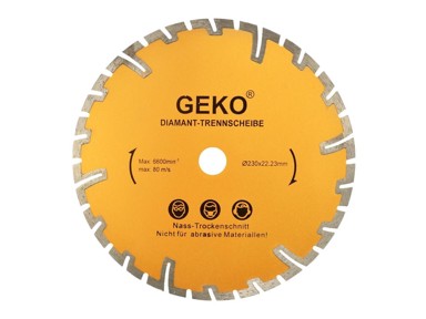 GEKO Disk za duboko rezanje, 230 mm