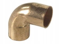 CONEX Bakarno dvostruko koljeno za zemlju 54 mm YORK, bakrena