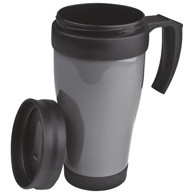EASY Termo šalica 400 ml 561007, metalik siva