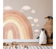 PASTELOWE Zidne naljepnice Duga, bež