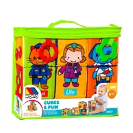 MOLTO Kocke Cubes & Fun, mekana tkanina
