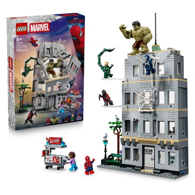 LEGO SUPER HEROES Konstruktorski set 76350 Epska bitka: Spider-Man protiv Hulka