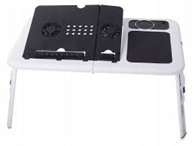 VERKGROUP Stol univerzalni, sklopivi, za hlađenje laptopa, 2x ventilator, 1x USB