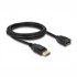 DELOCK DisplayPort produžni kabel 2 m 4K 60Hz, crni, model 80002