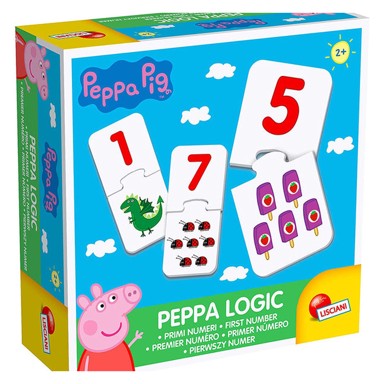 LISCIANI Logika brojevi ili boje Peppa Pig, sort