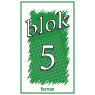 FORNAX Blok za bilješke, BR 5, 100 x 170 mm, karo, 50 listova