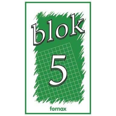 FORNAX Blok za bilješke, BR 5, 100 x 170 mm, karo, 50 listova
