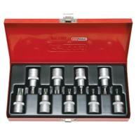 KS TOOLS 1/2 set bitova za TXz vijke, otvoreni, crni