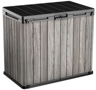 KETER Vrtni sanduk Deco Horizontal Store It Out, 1150 L, siva