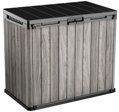 KETER Vrtni sanduk Deco Horizontal Store It Out, 1150 L, siva