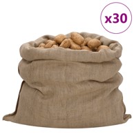 Jutene vreće, 30 kom, 100 x 110 cm, 100 % juta, 340 g/m²