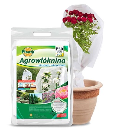 PLANTA Zimski agrotekstil P50 1,1 x 10 m, bijeli