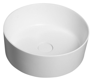 SAPHO THIN Umivaonik, Ø38 cm, nadgradni, Rockstone, bijela mat