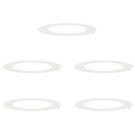 Set plastičnih tegli za biljke bijeli