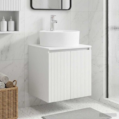 Umivaonik s policom, 49,5 x 44,5 x 65 cm, bijela