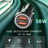 YESIDO Auto punjač Y43, crni, 2xUSB QC 3.0, 36W