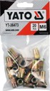 YATO Čelične matice M6 20 komada YT-36473