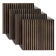 NORTHIX Akustične zidne ploče 60x60 cm set 4 komada, smeđe