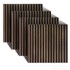 NORTHIX Akustične zidne ploče 60x60 cm set 4 komada, smeđe