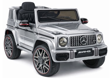 MERCEDES Vozilo na akumulator AMG G 63, srebrna