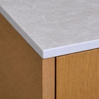 KOLM HPL Vodootporna kuhinjska radna ploča Krem Navona K367PH, 81 x 60 cm, 12 mm