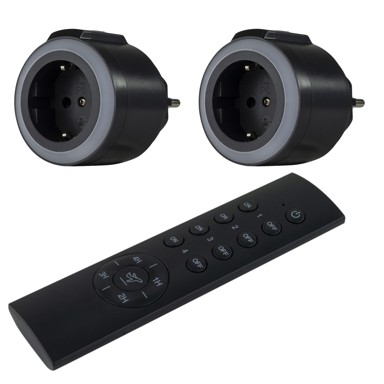 REV Set radio prekidača 2 + 1 Comfort antracitni