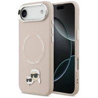 KARL LAGERFELD Futrola Karl & Choupette, iPhone Air, MagSafe, ružičasti kristali