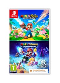 Igra za Nintendo Switch: Mario and Rabbids Double Pack – Kingdom Battle i Sparks of Hope (Code In A Box)
