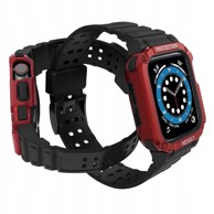 HURTEL Zaštitni remen s futrolom za Apple Watch, crni