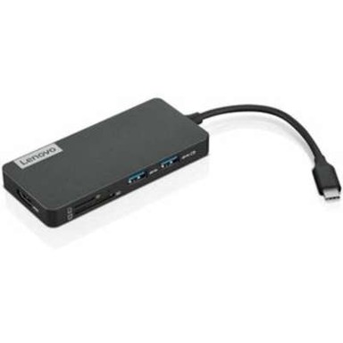 LENOVO Docking stanica GX90T77924, USB-C, HDMI, 2x USB-A, 1x USB-C, siva