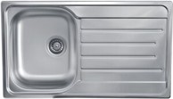 SINK SOLUTION Sudoper A Line 80x50 cm, 1x, inox