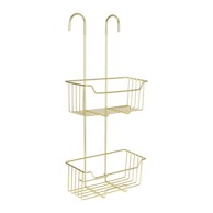 WENKO Kupaonska polica Milo viseća inox, zlatna