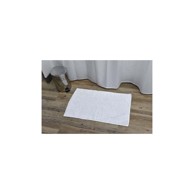 TENDANCE Podloga za kupaonicu, mikrofibra, bijela 45x75 cm